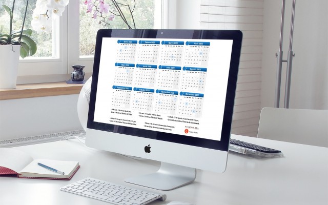 Calendario laboral y festivos nacionales del año 2020